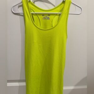 Under Armour Women's Tank Top Bundle. 2 tops in Lime Green & Black (Size Large)